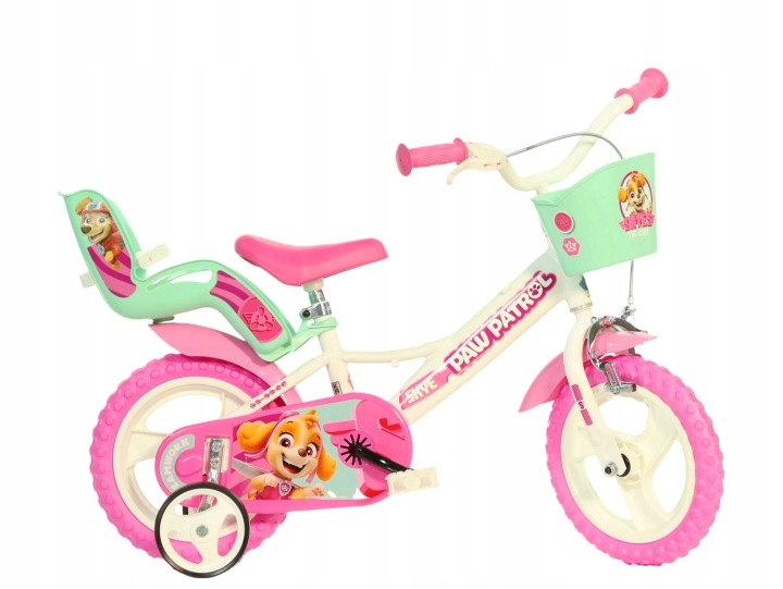 Dinobikes dívčí kolo 12" s příslušenstvím PAW PATR