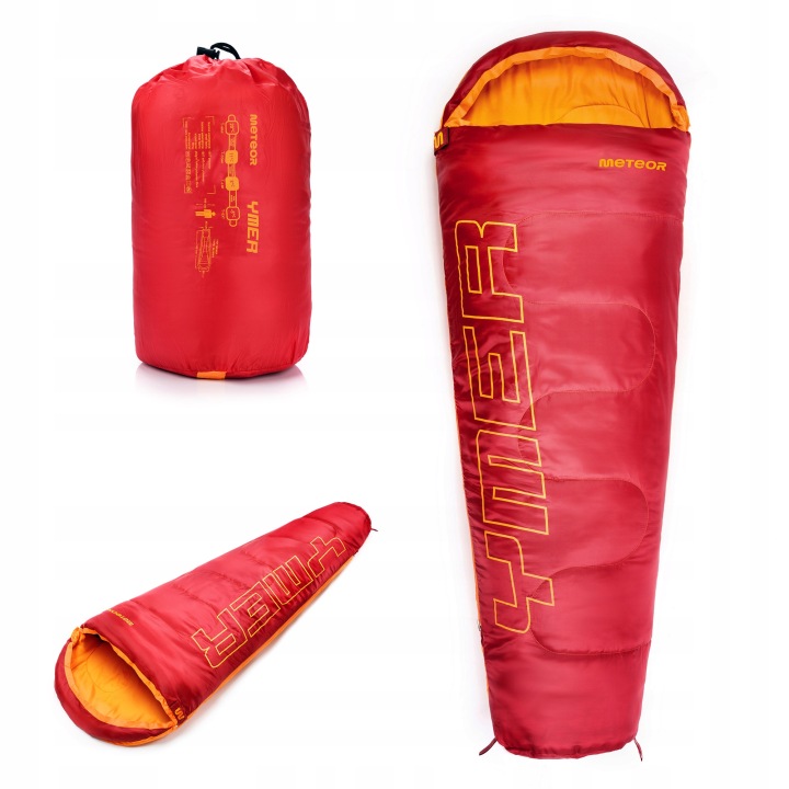 Dětský teplý spací pytel mumie pro děti, kapuce, obal 155 cm