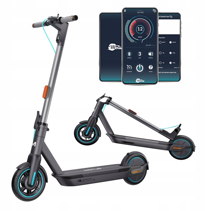 Elektrická koloběžka Scooty 10 dojezd 60 km směrovky IP54 držák