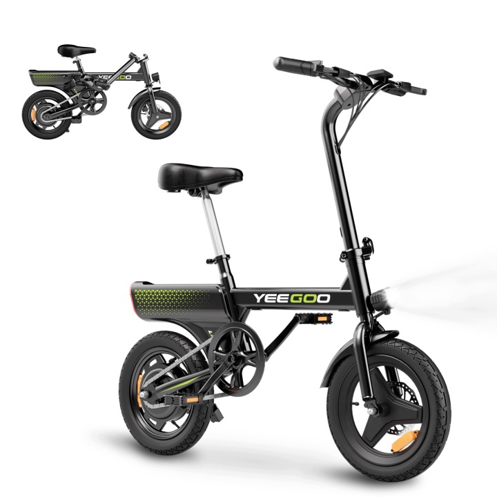 Elektrokolo skládací, 250 W, 36 V, 7.8 Ah, 20-30 km, 14"" pneumatiky