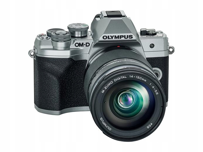 Fotoaparát Olympus E-M10 Mark IV tělo + objektiv stříbrný