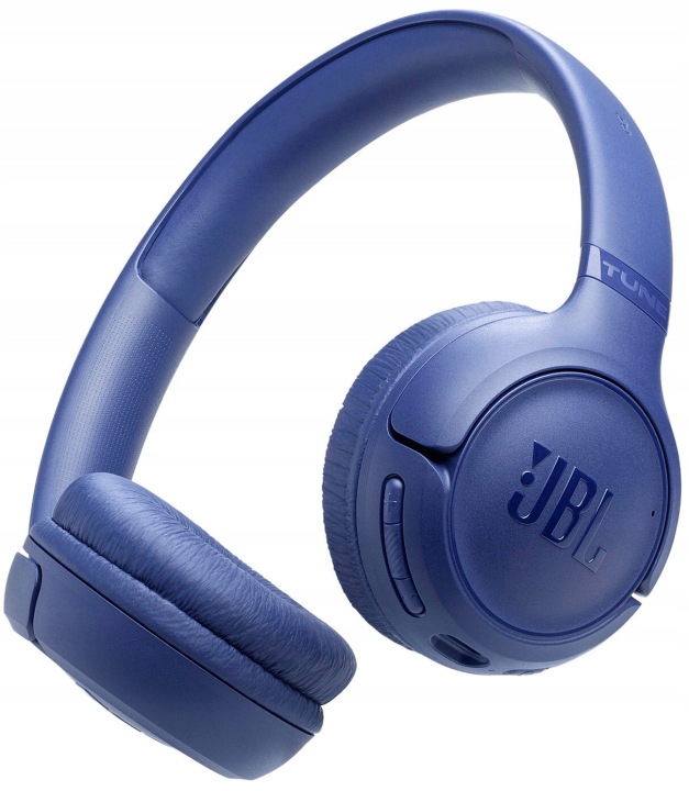 JBL Tune 530BT bezdrátová náhlavní sluchátka Pure Bass zvuk modrá