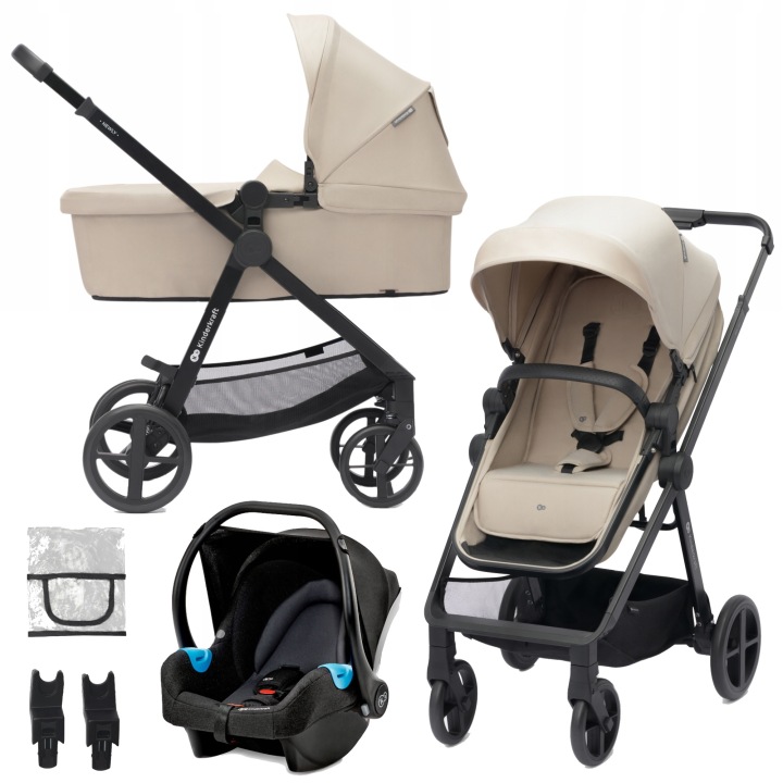 kombinovaný kočárek Kinderkraft 3in1 NEWLY sand beige + MINK PRO 2023 kombinovaný kočárek Kinderkraft 3in1 NEWLY sand beige + MINK PRO 2023