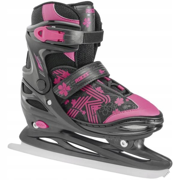 Kolečkové brusle Roces Jokey Ice 3.0 Girl černo-růžové - Skvělé recenze