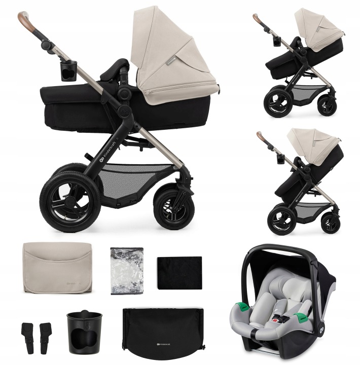 Kinderkraft Kočárek MOOV 2 AIR 3IN1 2024 Moonlight Grey Kinderkraft Kočárek MOOV 2 AIR 3IN1 2024 Moonlight Grey
