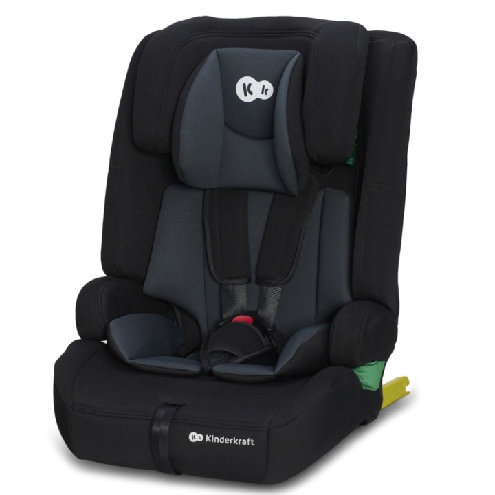 KINDERKRAFT SAFETY-FIX 2 i-Size 76-150cm 2023 BLACK KINDERKRAFT SAFETY-FIX 2 i-Size 76-150cm 2023 BLACK