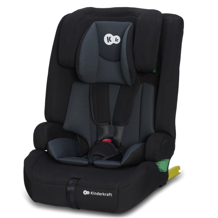 KINDERKRAFT SAFETY-FIX 2 i-Size 76-150cm 2023 BLACK KINDERKRAFT SAFETY-FIX 2 i-Size 76-150cm 2023 BLACK