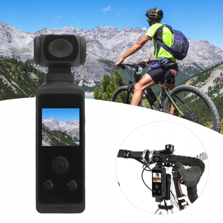Kapesní 4K HD kamera s 270° otočnou čočkou, odolná proti otřesům, Wi-Fi (model 05)