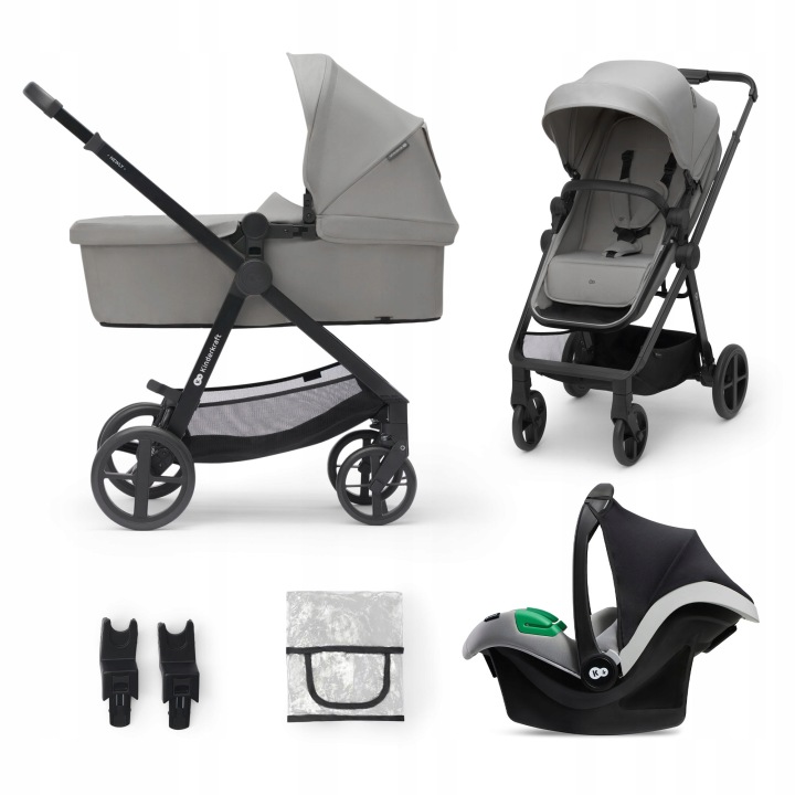 Kinderkraft 3in1 NEWLY moonlight grey + MINK PRO 2023 Kinderkraft 3in1 NEWLY moonlight grey + MINK PRO 2023