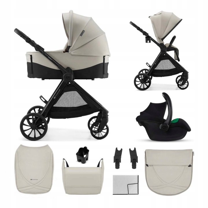 Kinderkraft dětský kočárek VESTO 2 3v1 2026 BEIGE