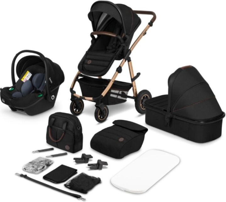 Lionelo KomBinovaný kočárek AMBER 3IN1 2023 Black onyx Lionelo KomBinovaný kočárek AMBER 3IN1 2023 Black onyx
