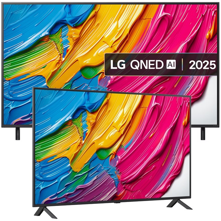 LED Televize LG 55QNED80A6A 55" 4K UHD černá