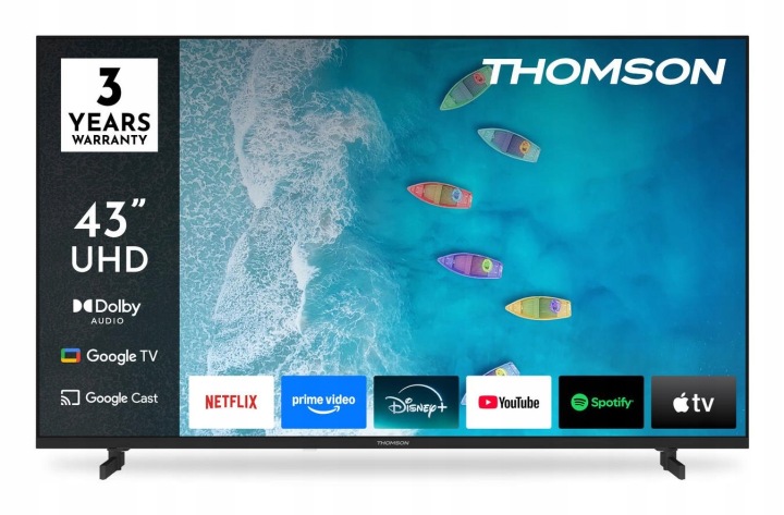 LED televize Thomson 43UG4S15 43" 4K UHD černá LED televize Thomson 43UG4S15 43" 4K UHD černá