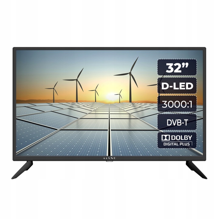 LED Televize Kiano SlimTV 32 černá HD Ready 1366x768