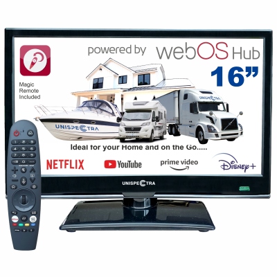 LED Televize Unispectra 160T2S2W 15,6" Full HD černá - Skvělé recenze