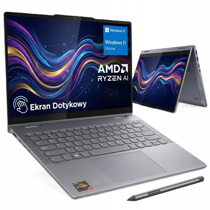Lenovo IdeaPad 5 2W1 Ryzen AI 7 350 5GHz 16GB 512GB 14" WUXGA DOTYK WIN11