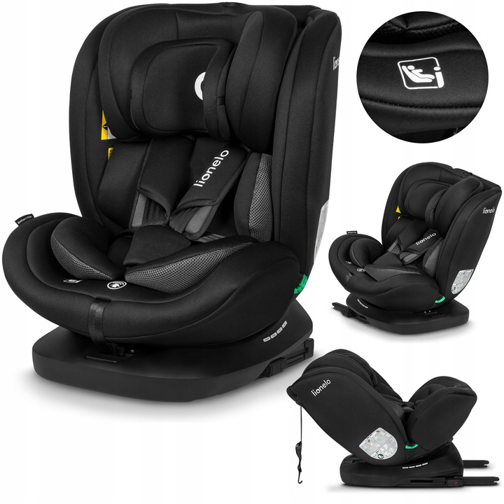 Lionelo Autosedačka s ISOFIXEM BASTIAAN I-size 40-150 cm 2023 black carbon Lionelo Autosedačka s ISOFIXEM BASTIAAN I-size 40-150 cm 2023 black carbon