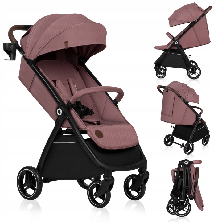 Lionelo dětský kočárek INGRID 2025 PINK MAUVE