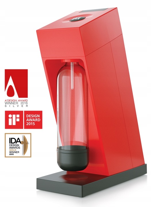 Sodovkovač LIMO BAR Edge - červená