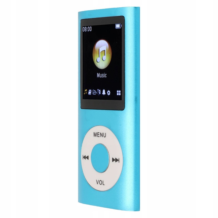 MP3 přehrávač 2610220313613, modrý, 64 GB
