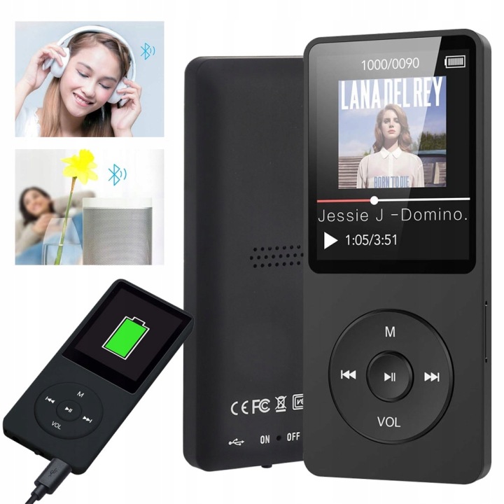 MP3 přehrávač Bedee 6SV-01 bedee černý 16 GB