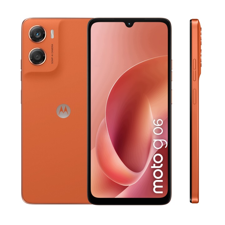 Motorola mobilní telefon Moto G06 4+128GB DS GSM PANTONE Arabesque (Orange) Motorola mobilní telefon Moto G06 4+128GB DS GSM PANTONE Arabesque (Orange)