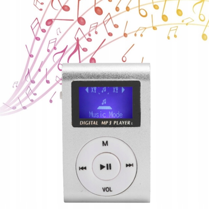 MP3 Přehrávač 32GB Rádio Diktafon Sluchátka s Mini LCD Displejem - Výborné zkušenosti