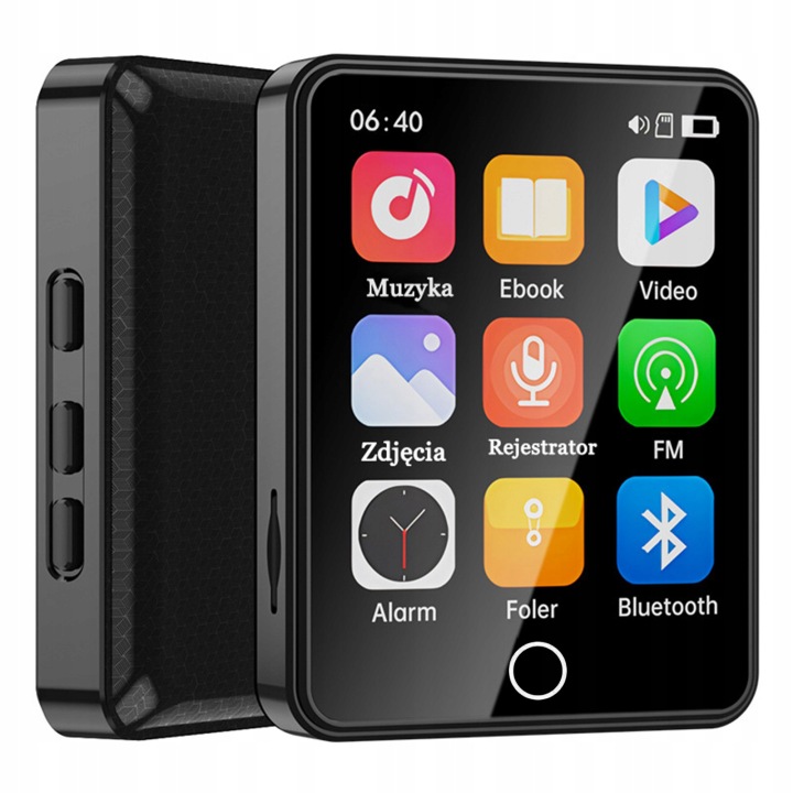 MP3 přehrávač ZREE odtwarzacz MP3 MP4 Bluetooth černý 64 GB
