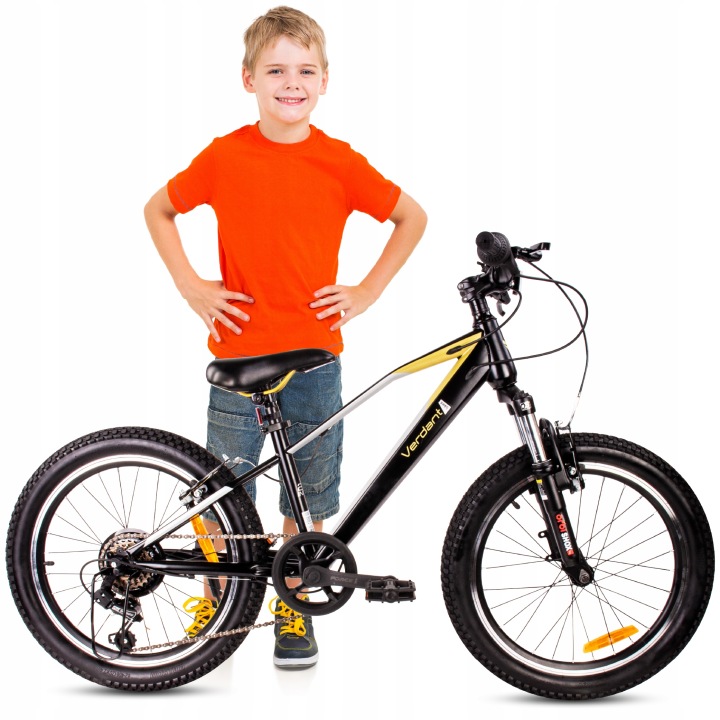 MTB kolo 20 palců pro chlapce, 6 rychlostních stupňů Shimano, tlumič Verdant