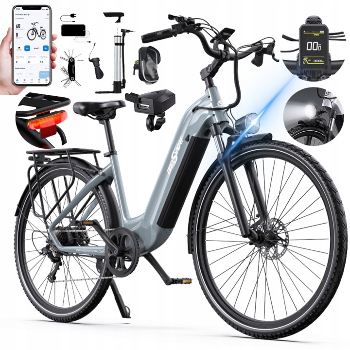 Novinka 2026 ONESPORT OT05 PRO Elektrovozidlo 22,5Ah 140km 27,5" Hydraulické kotoučové brzdy - Skvělé recenze