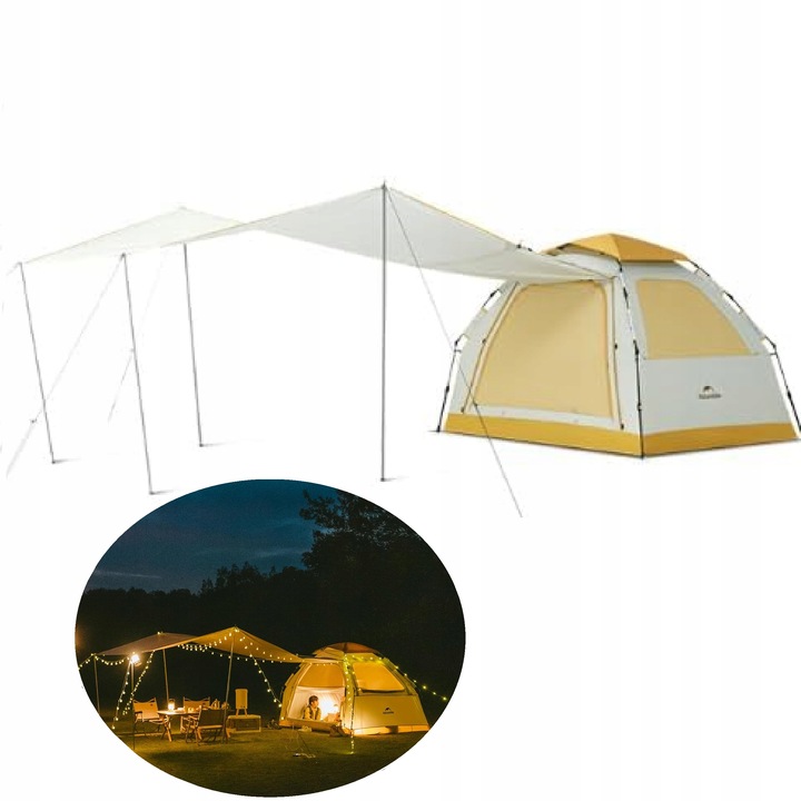 Naturehike automatický Stan Ango Pop-Up markýza PRO 3 OSOBY