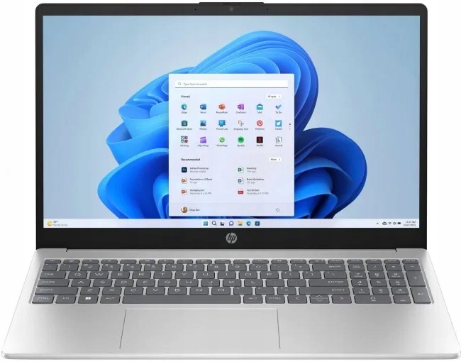 Notebook HP 15-fc0217nw AMD Ryzen 7 16 GB / 512 GB Win11 stříbrný