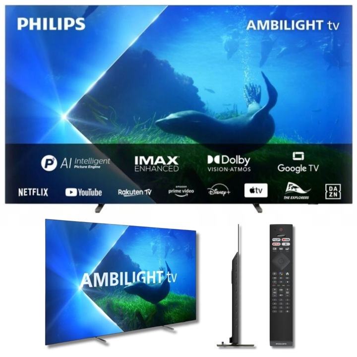 OLED televize Philips 77OLED819/12 77" 4K UHD černá