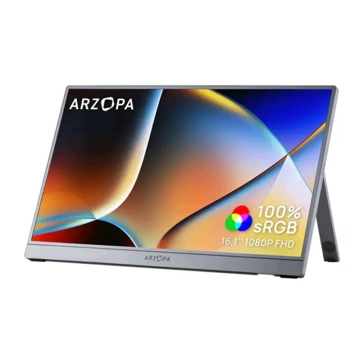 PC Přenosný monitor ARZOPA Z1C 16,1" (šedý)