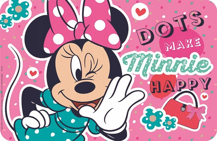 Autosedačka Prostírání Disney Minnie Happy Dots 43x28 cm