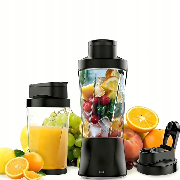 PŘENOSNÝ mixér BEZDRÁTOVÝ BLENDER NA SMOOTHIE A KOKTEJLY - USB NABÍJENÍ