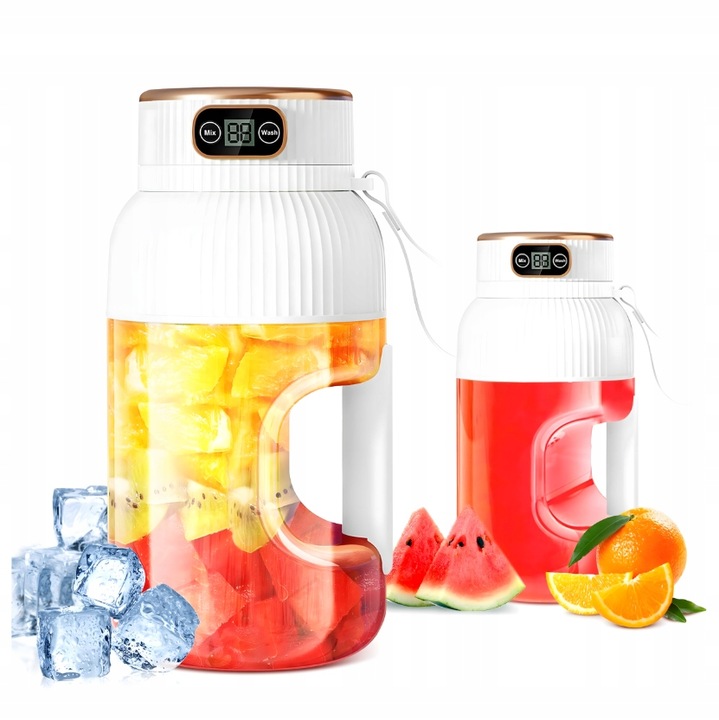 Přenosný mixér na nápoje, ovoce a smoothie 1L Bezdrátový USB