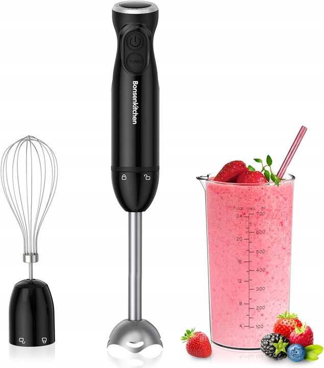 Ruční mixér Bonsenkitchen HB3202 220 W černý (do 1000 Kč)