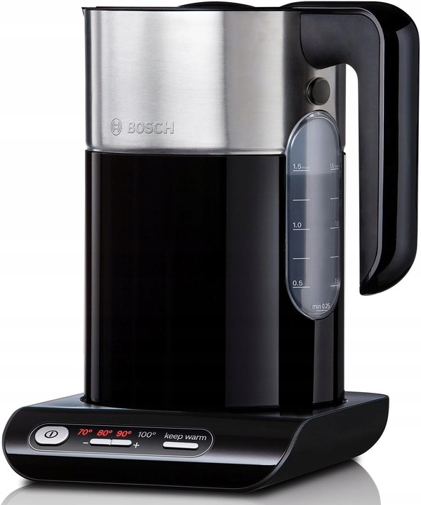 Rychlovarná konvice Bosch TWK8613P 2400 W 1,5 l černá  - Perfektní hodnocení