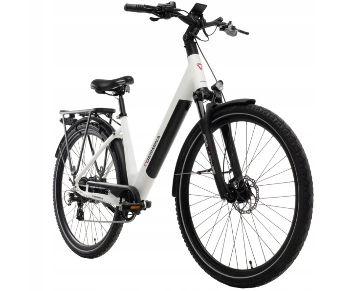 Rower elektryczny 28 Germina trekkingowy BAFANG miejski 250W damski 13,2ah