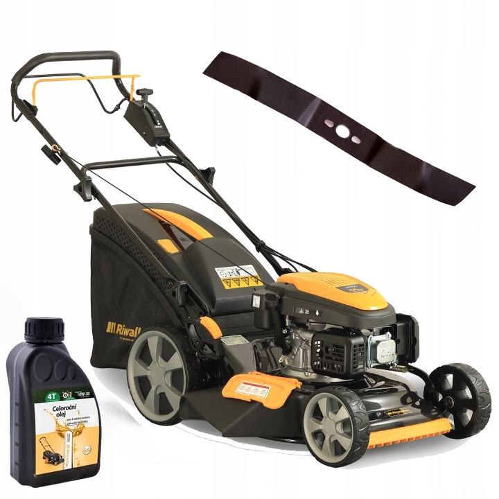 Riwall Benzínová sekačka RPM 5155V PRO, záběr 51 cm, objem motoru 196 cm3