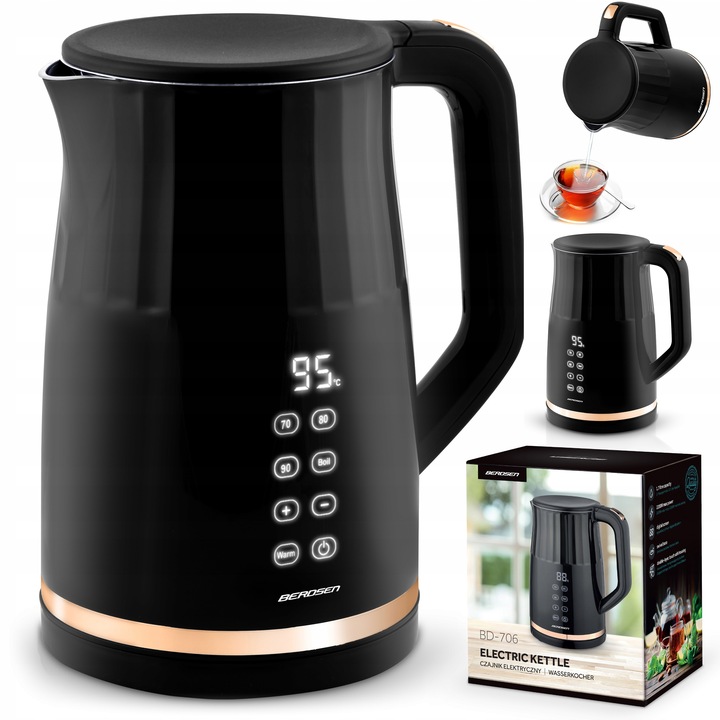 Rychlovarná konvice Berdsen BD-706 2200W 1,7L BPA Free DOTYKOVÁ REGULACE