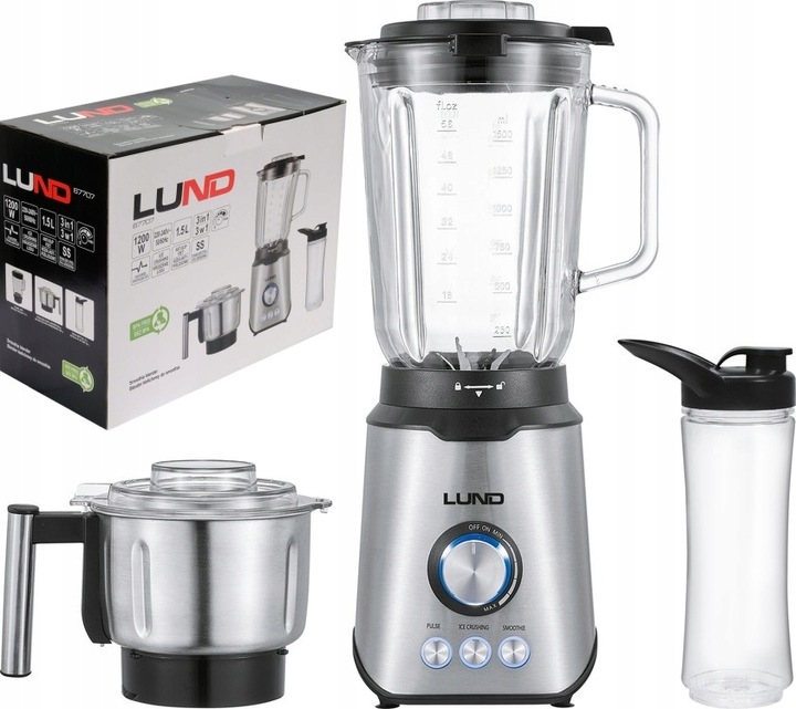 Stolní mixér Lund 67707 1200 W stříbrný/šedý