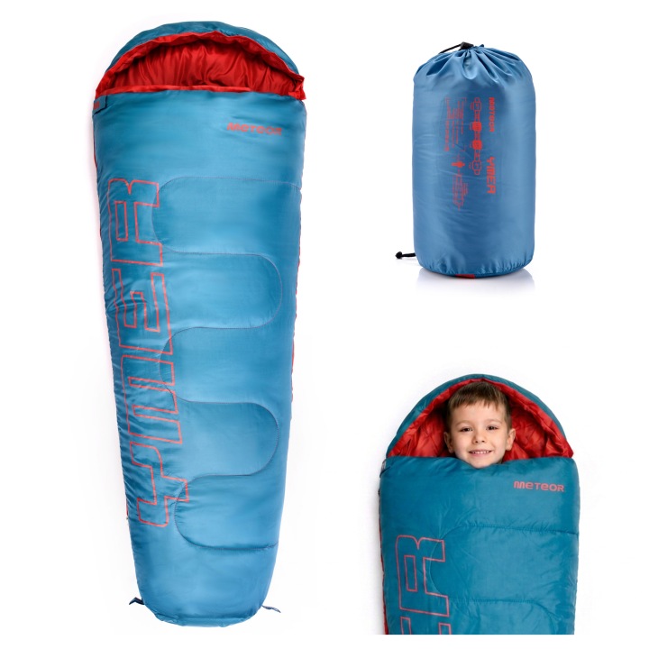 SPACÍ PYTEL PRO DĚTI S POUZDREM METEOR mumie YMER (130+30)x60/40 kompaktní