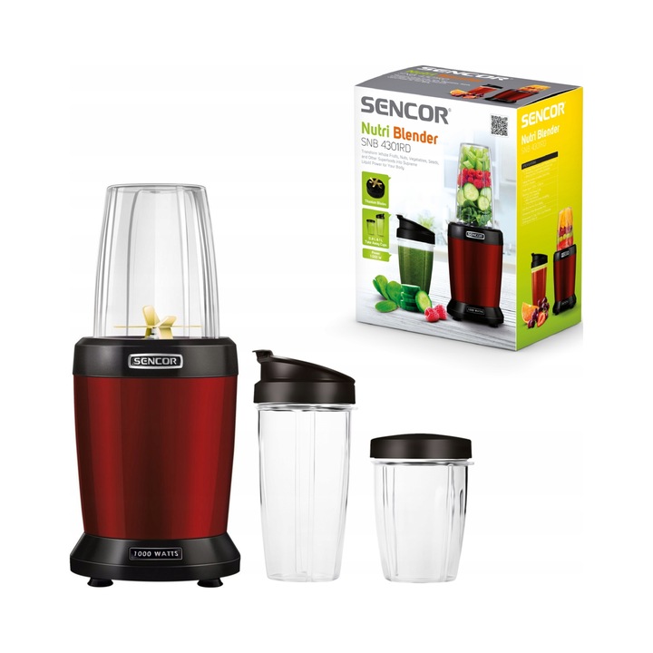 SENCOR smoothie mixér SNB 4301RD SENCOR smoothie mixér SNB 4301RD