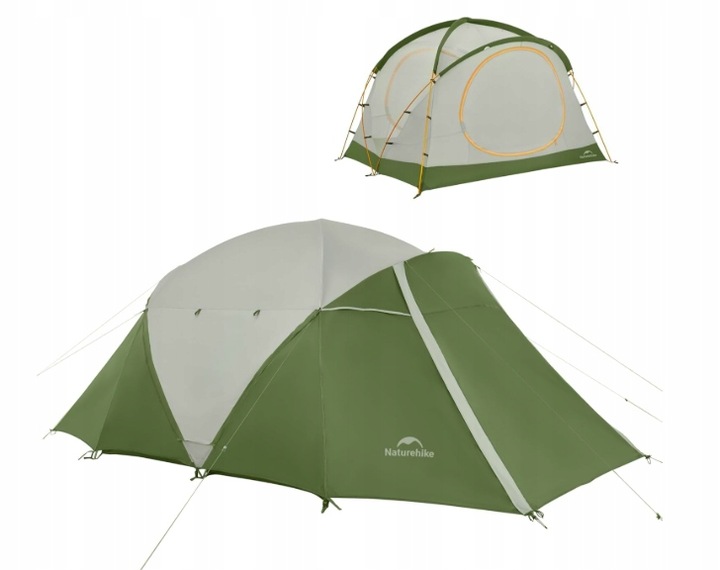 Stan Naturehike KOTA 4 Olive Green 4-místný dvouvrstvý s předsíňkou