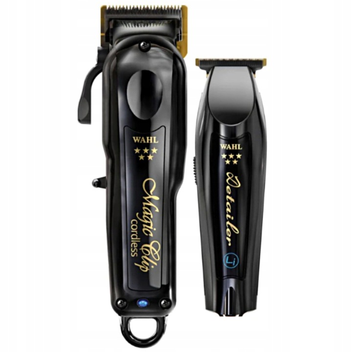 Sada strojek na vlasy a zastřihovač WAHL Barber Combo MAGIC CLIP Black + DETAILER Black - Perfektní hodnocení Sada strojek na vlasy a zastřihovač WAHL Barber Combo MAGIC CLIP Black + DETAILER Black - Perfektní hodnocení