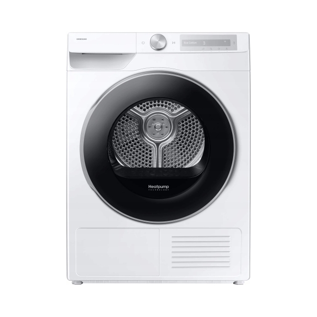 Sušička prádla Samsung DV90DG6845LHU4 60 cm, kapacita 9 kg, dálkové ovládání, hlučnost 65 dB, bílá