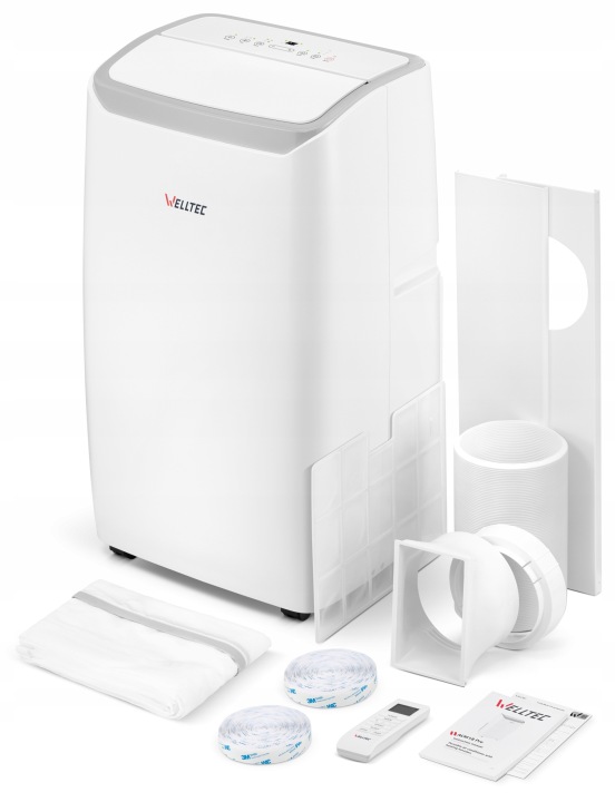 TICHÁ PŘENOSNÁ KLIMATIZACE WELLTEC ACM18 - 4v1 WiFi 5,3kW do 110m2