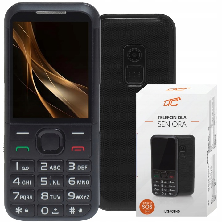 TELEFON PRO SENIORY STARŠÍ OSOBY HLASITÝ SOS TLAČÍTKO VELKÁ TLAČÍTKA 4G LTE